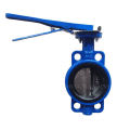 Wcb/Cast Iron/Cf8m/Cf8/Cf3/Cf3m Wafer Type Double Triple Eccentric Metal Seal Butterfly Valve